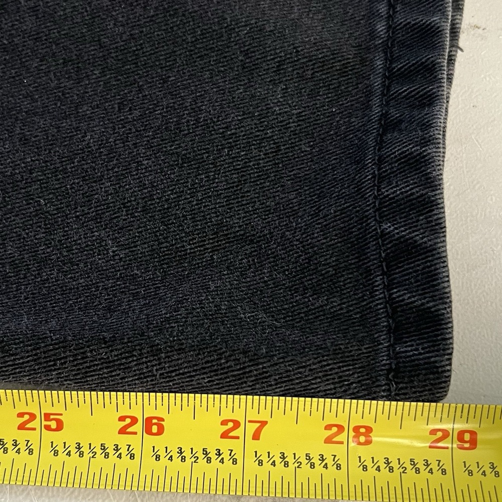 Vintage Open Trails Straight Leg Jeans Men's 40x29 Black 100% Cotton Relaxed 90s - Picture 10 of 10
